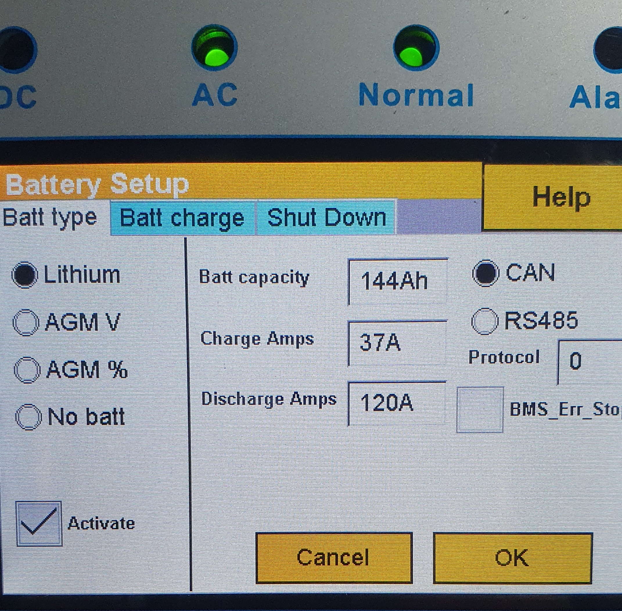 Sunsynk 5kw battery settings Inverters Power Forum Renewable