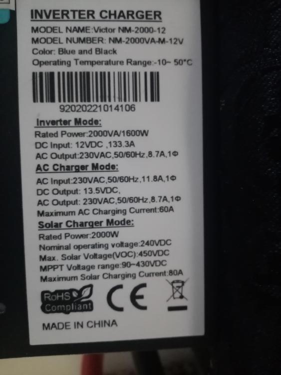 PV not showing on inverter display - Inverters - Power Forum ...
