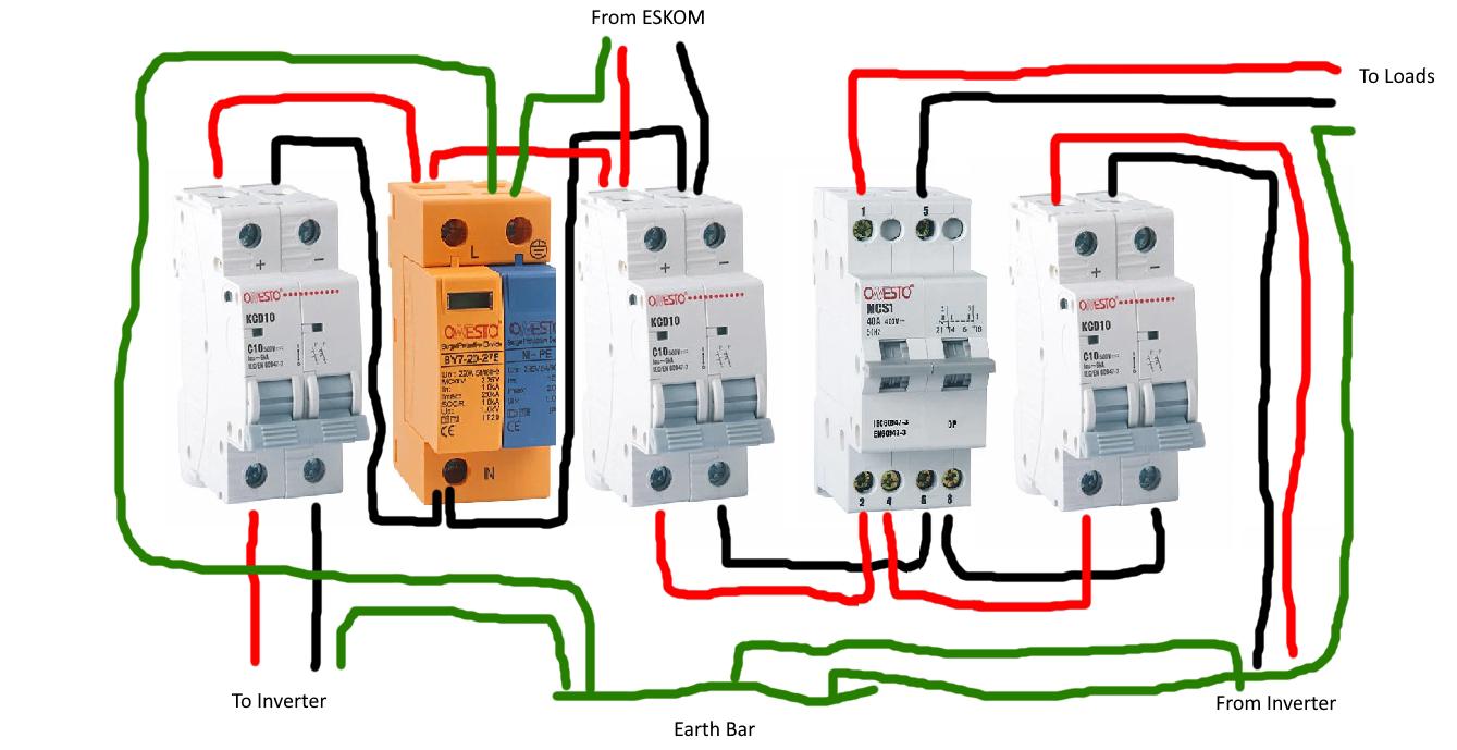 Help with wiring AC protection box - Fundamentals Of Electricity ...