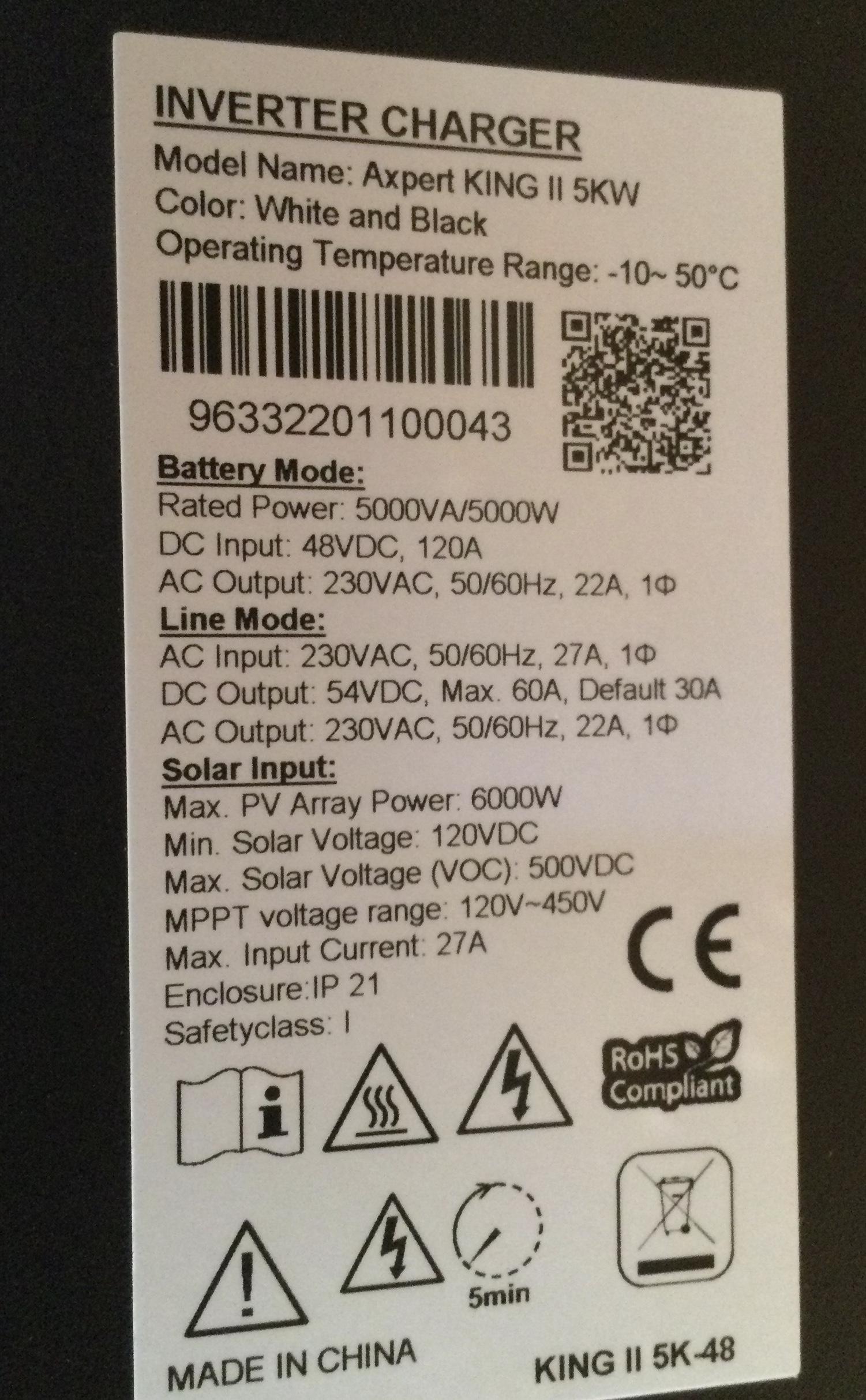 Axpert King II Removable LCD Display is DEAD! Inverters Power Forum