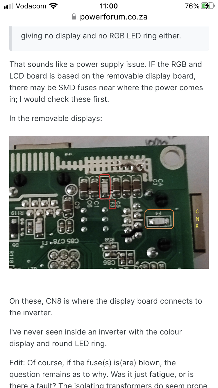 Axpert inverter display stopped working during thunderstorm Inverters
