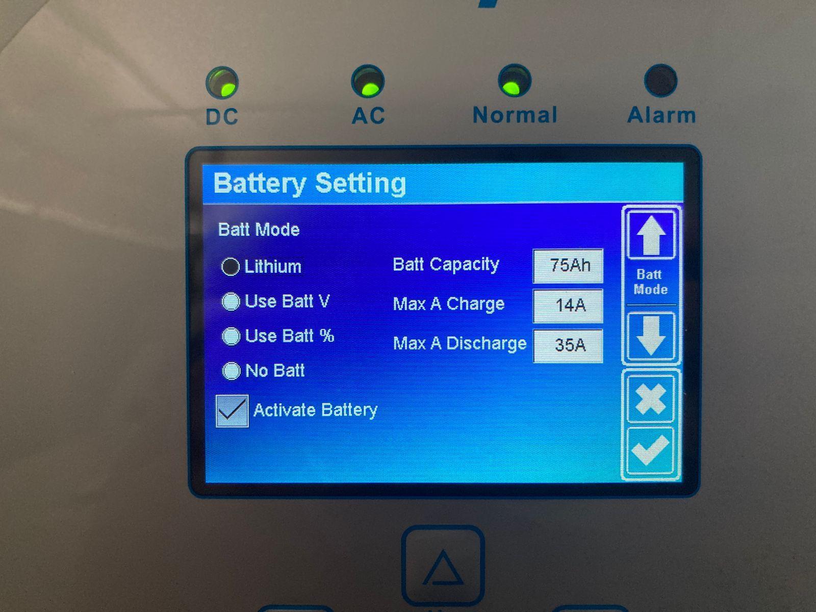 Deye System Work Mode Why did battery drain from 100