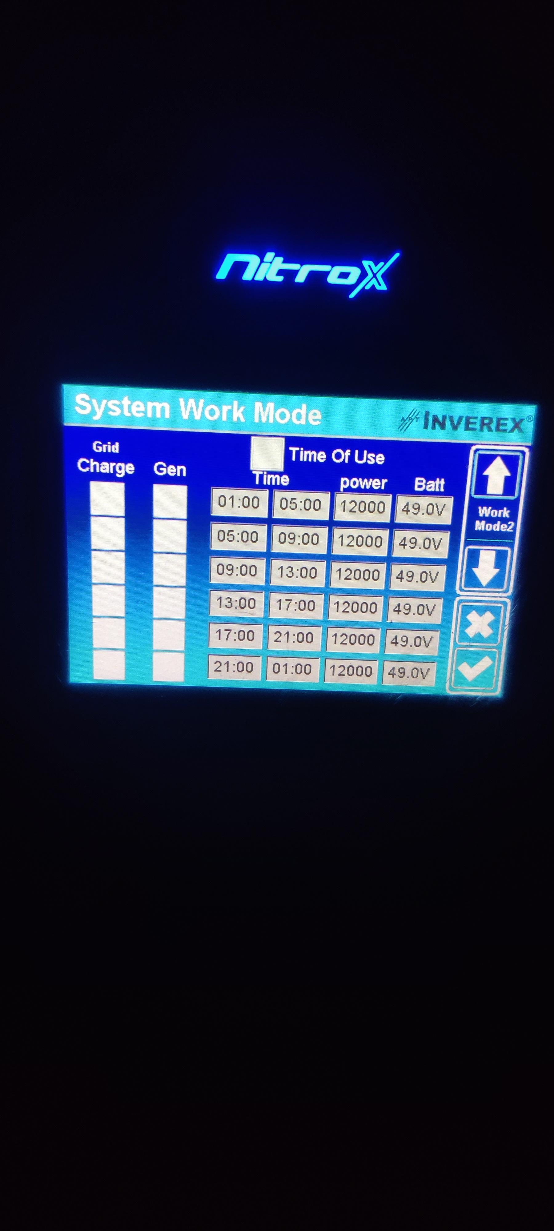 Inverex Nitrox (Deye) 12KW 3P inverter strange restart loop