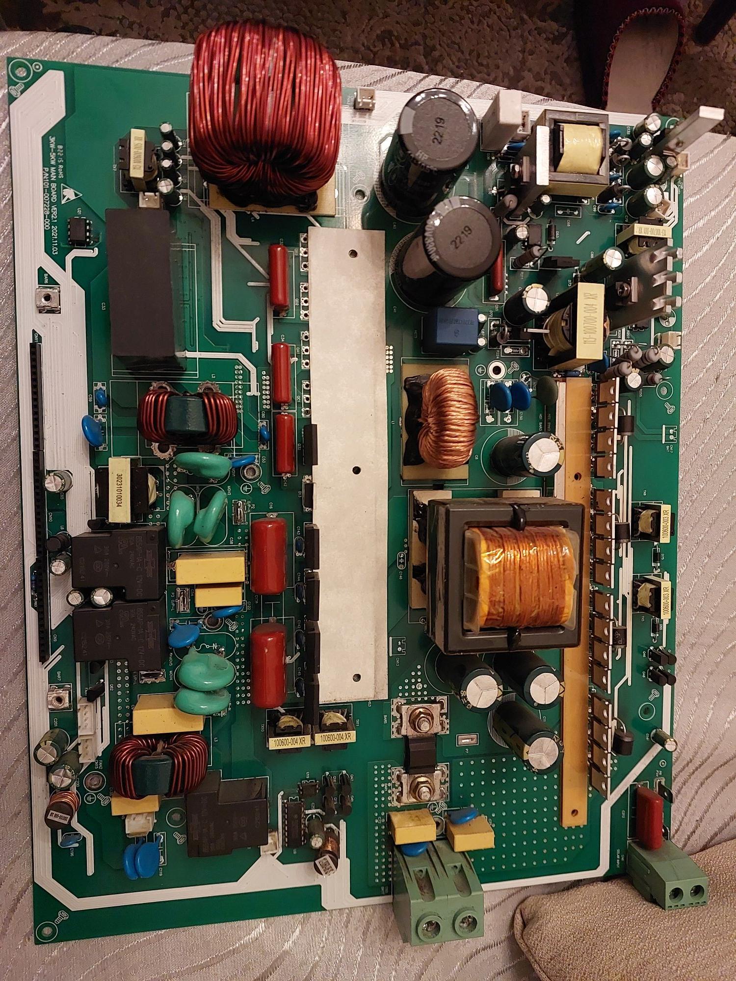 Sako Sunon Pro 3.5KW not starting on battery after replacing IGBT